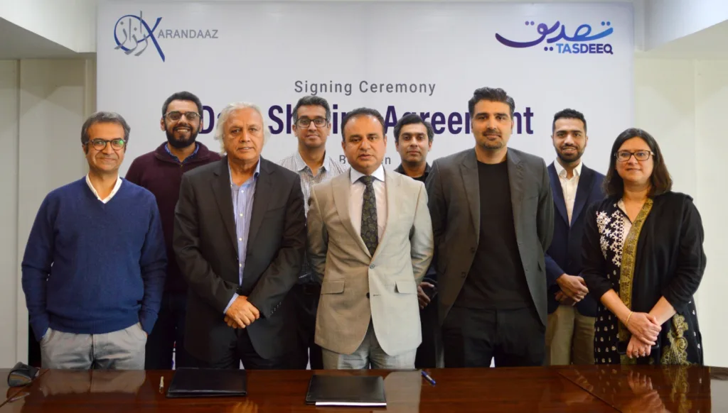 Karandaaz Pakistan Signs Data Sharing Agreement with TASDEEQ