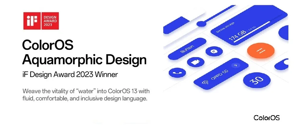 OPPO ColorOS 13 Wins Six Awards at 2023 iF Design Awards